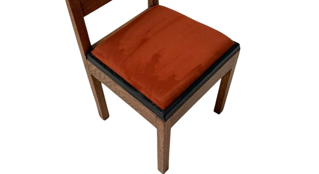 Art Deco Modernist Side Chair by Jan Brunott, 1920s